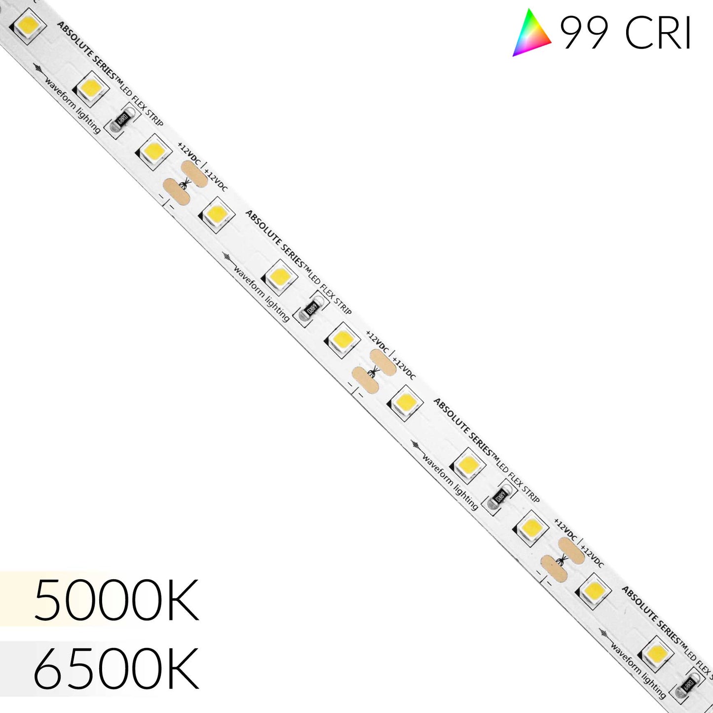 ABSOLUTE SERIES™ LEDテープライト・Ra99・D50(5000K)、D65(6500K)標準光源